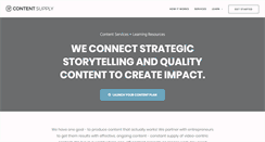 Desktop Screenshot of contentsupply.com
